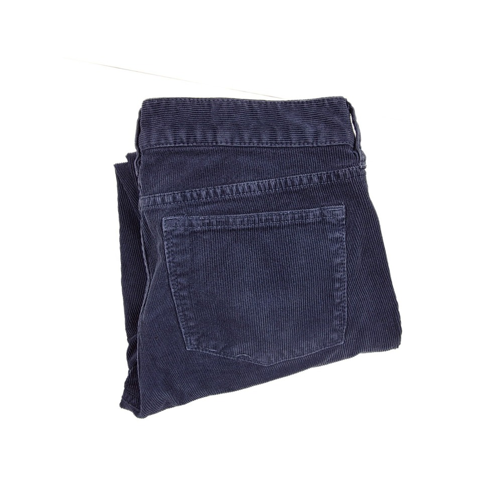 J. Crew Toothpick Stretch Blue Corduroy Ankle Pants Women's Size 26x28 - Picture 6 of 6